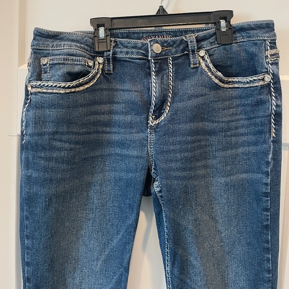 Shyanne Scroll Dark Wash Bootcut Jeans, EUC, 32 Short - Picture 11 of 15